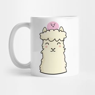 Mochi on Llama Head Mug